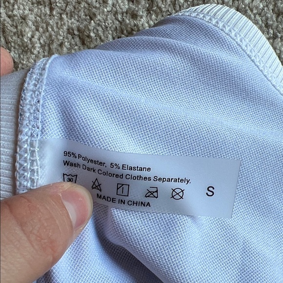 Blue and White Bikini Set - Picture 3 of 4